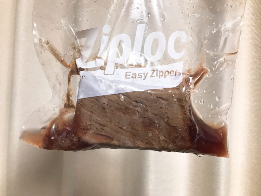 牛肉の調理後