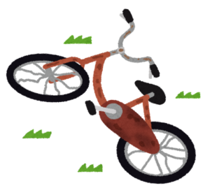 ボロボロの自転車