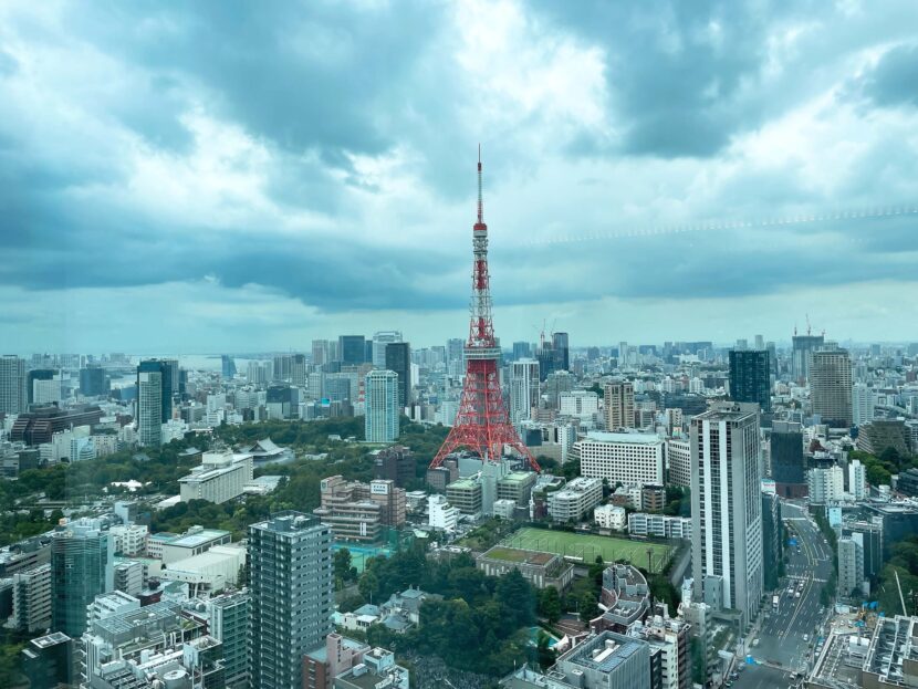 お店から見える東京タワー