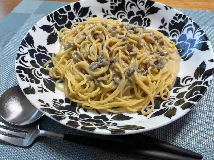 ゼンブヌードルのきのこクリーム