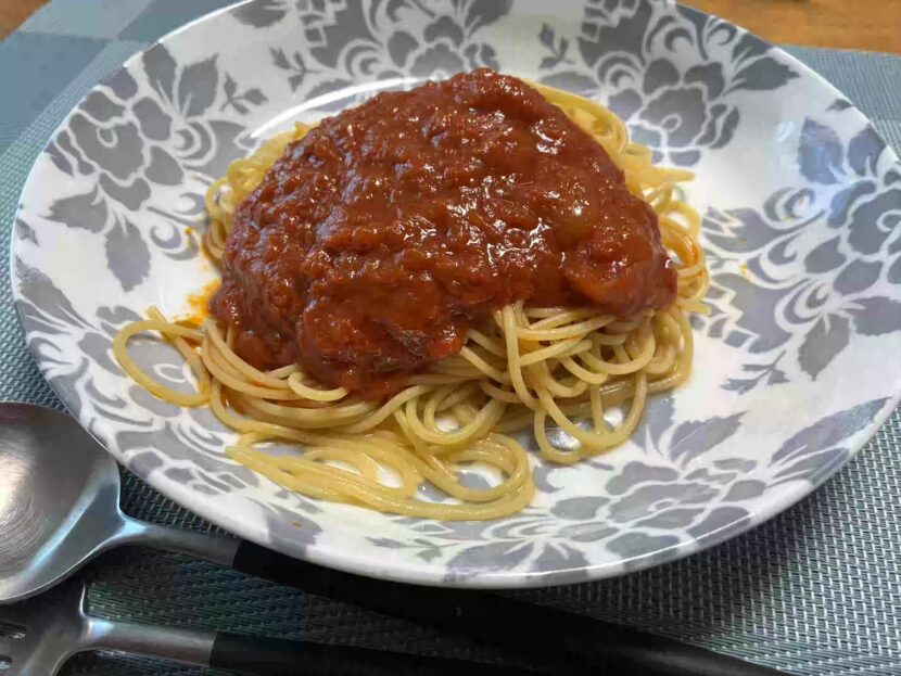 ゼンブヌードルのトマトソース